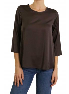 Blusa ampia con maniche tre quarti e girocollo Imperial